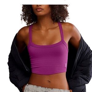 FP Movement by Free People Purple All Clear Cami Tank Top